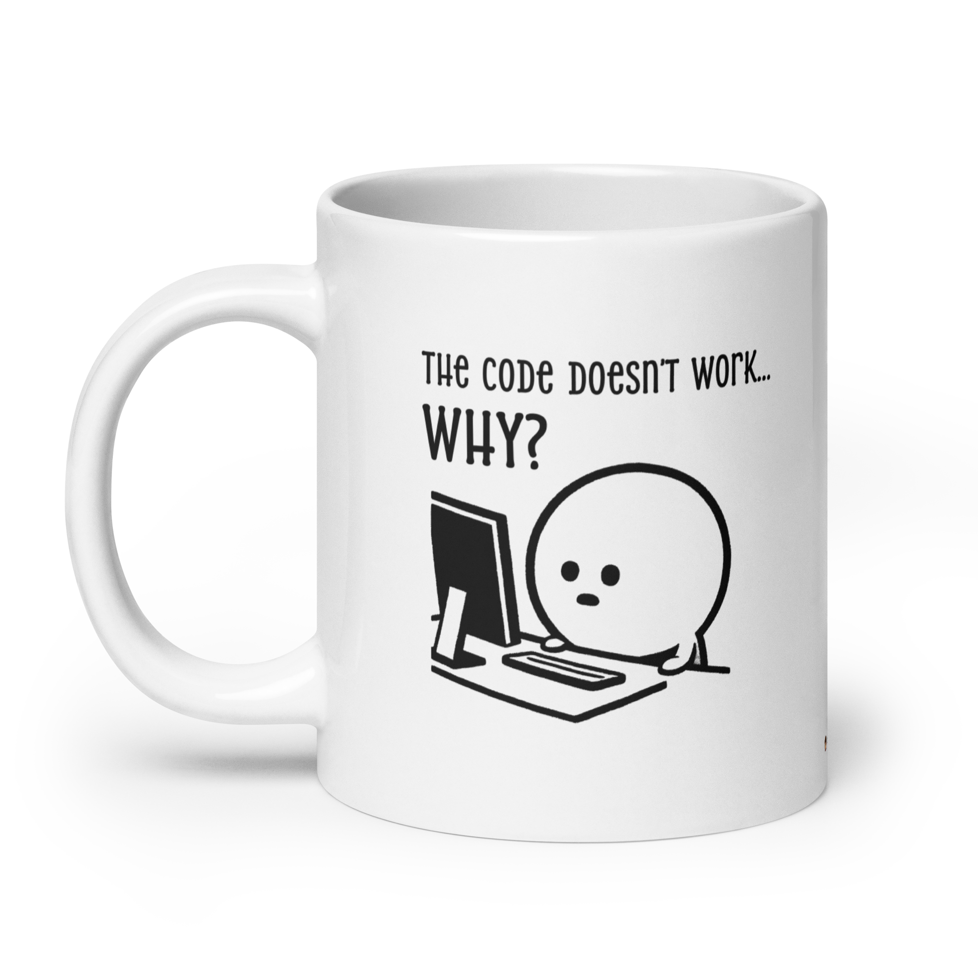 The Code Doesn't Work, The Code Works | Mug