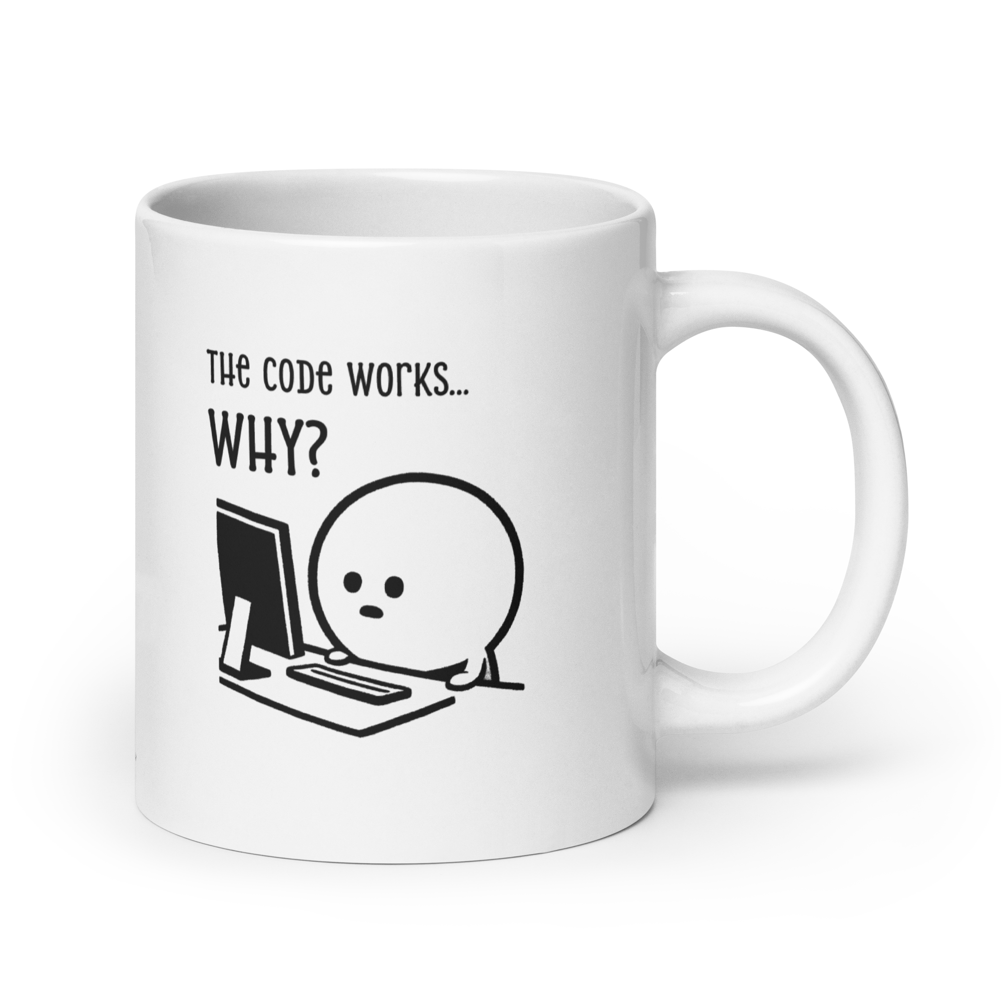 The Code Doesn't Work, The Code Works | Mug