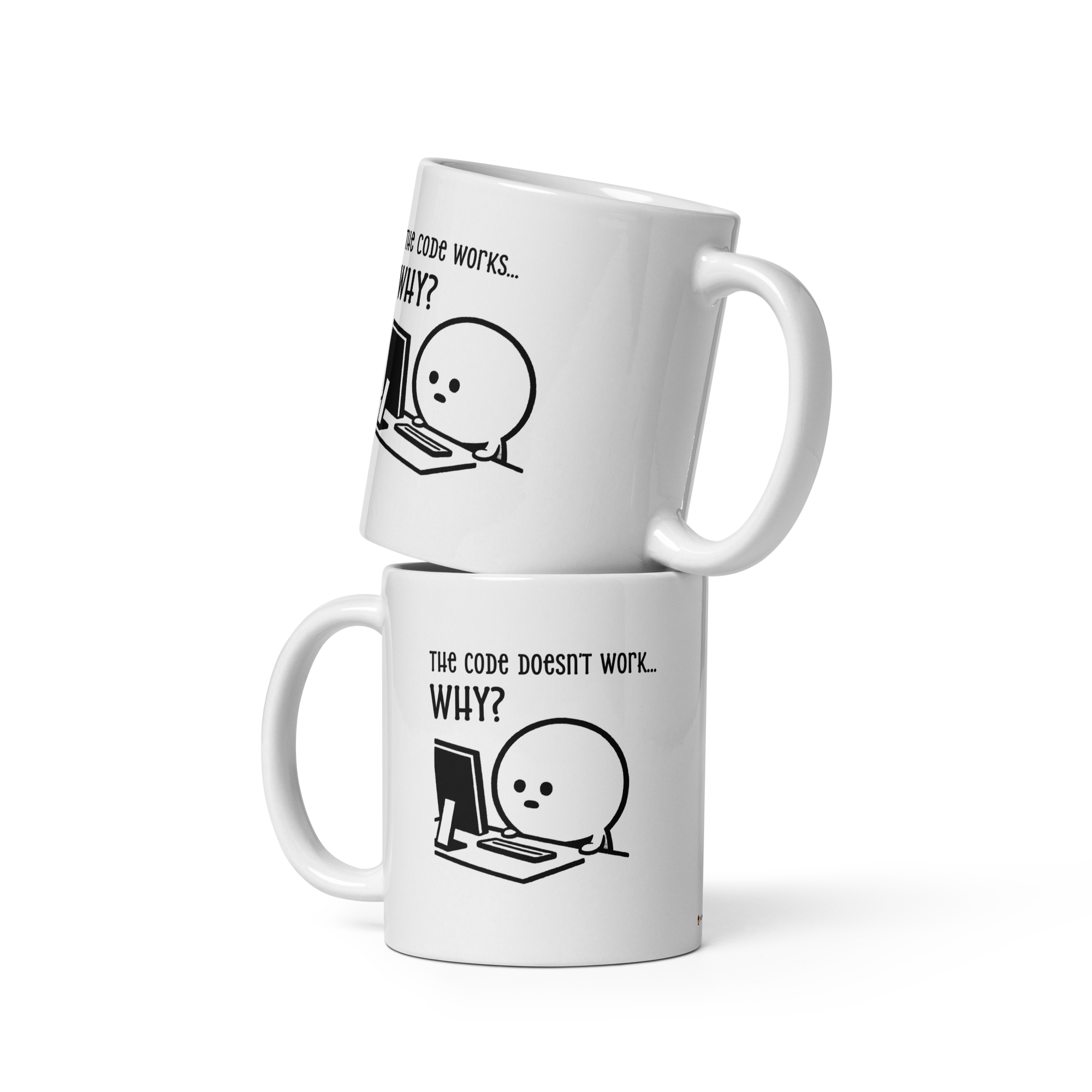 The Code Doesn't Work, The Code Works | Mug