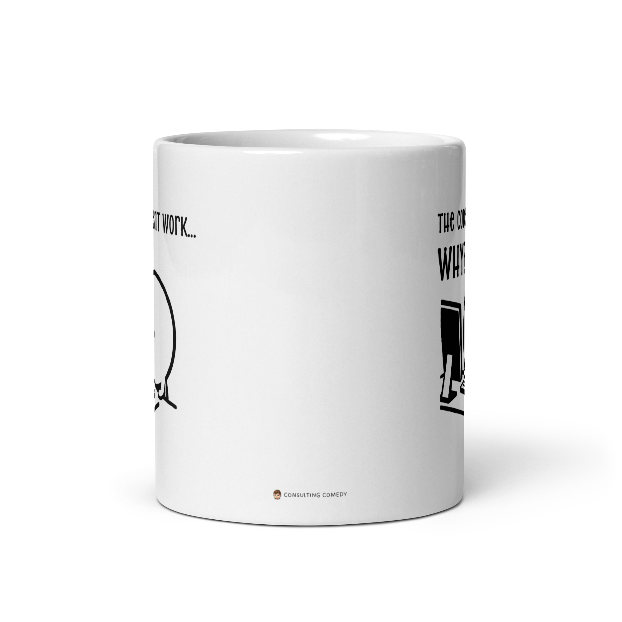 The Code Doesn't Work, The Code Works | Mug