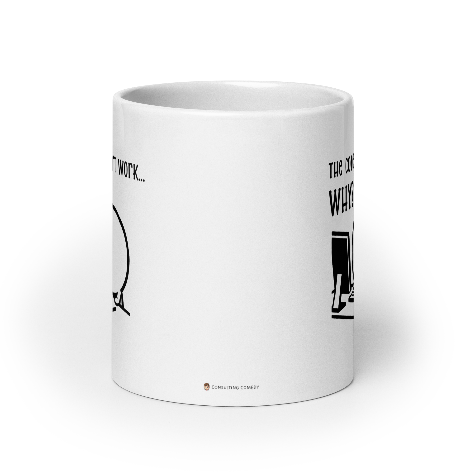The Code Doesn't Work, The Code Works | Mug